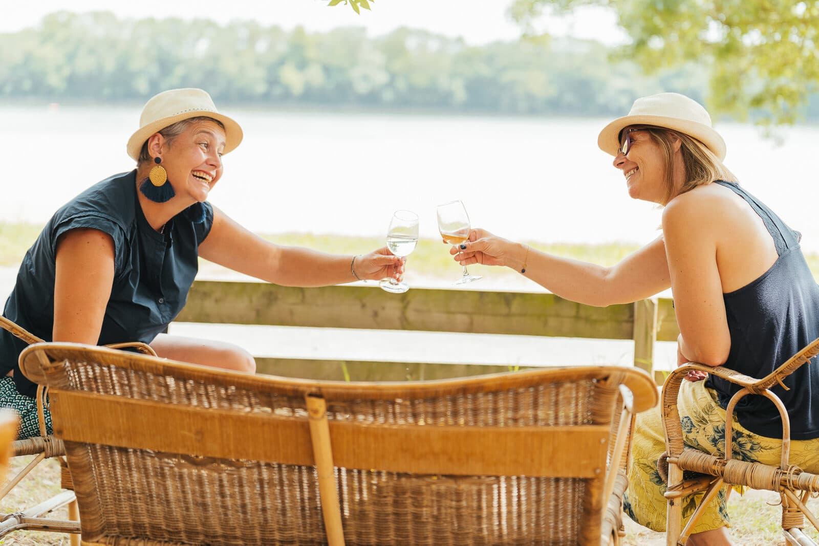 Trinquant au bord de la Loire