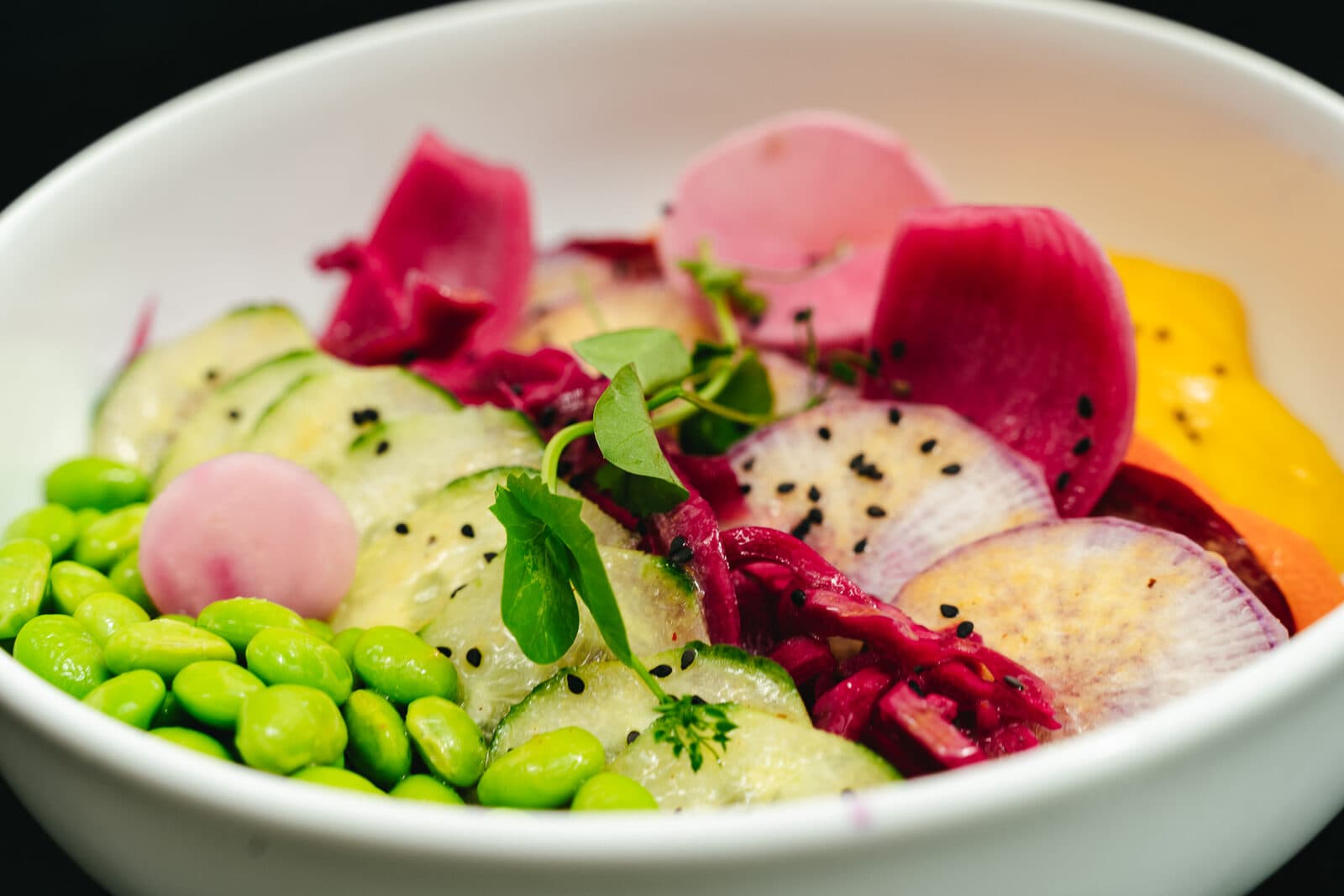 Bowl de légumes colorés