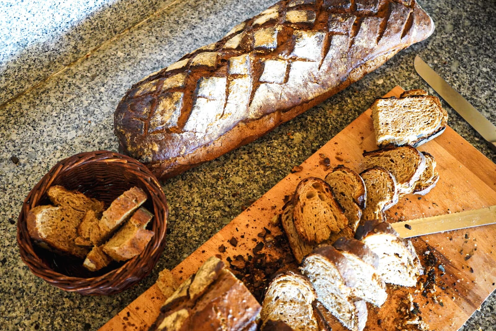 Pains et focaccia maison