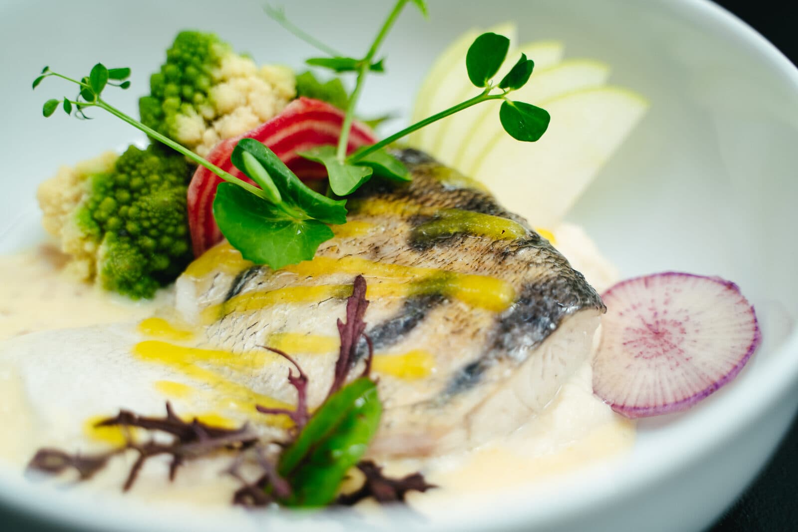 Sandre au beurre blanc